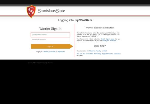 
                            9. Web Login Service - Error - California State University Stanislaus