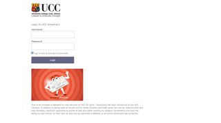 
                            1. Web Login Service - UCC Smartcard