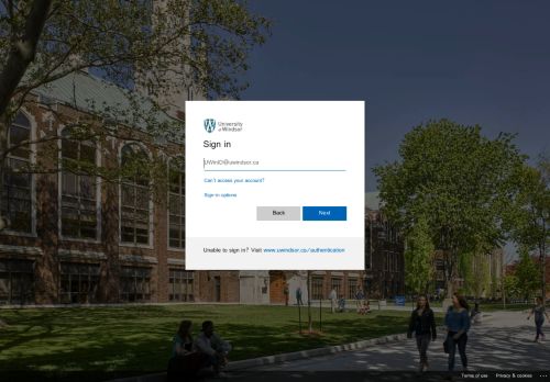 
                            10. Web Login - University of Windsor