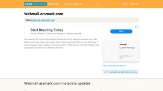 
                            12. Web Mail Aramark (Webmail.aramark.com) - Outlook Web App