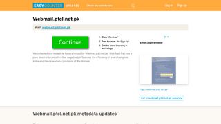 
                            13. Web Mail Ptcl (Webmail.ptcl.net.pk) - Microsoft Exchange - Outlook ...