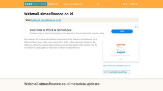 
                            9. Web Mail Simasfinance (Webmail.simasfinance.co.id) - Default Web ...