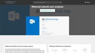 
                            6. Web Mail Ubisoft. Outlook Web App - FreeTemplateSpot