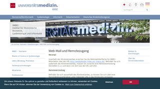 
                            8. Web-Mail und Remotezugang- IMBEI - Universitätsmedizin Mainz