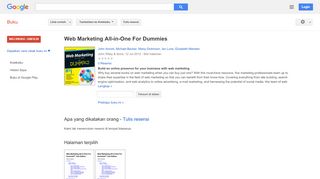 
                            5. Web Marketing All-in-One For Dummies