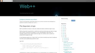 
                            4. Web++: Php Seguridad, el login