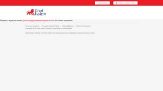 
                            3. Web Portal - General Insurance - Great Eastern
