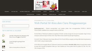 
                            6. Web Portal M-Kios dan Cara Penggunaanya – La Ode Syamri Blog's