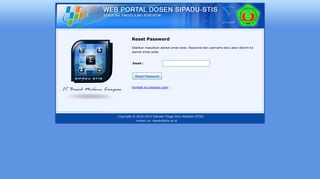 
                            2. Web Portal SIPADU STIS : login