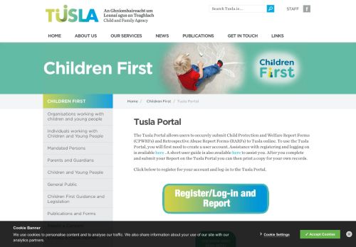 
                            10. Web Portal - Tusla