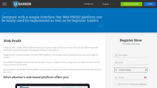 
                            1. Web Profit | Trading Platform | Home - uBanker