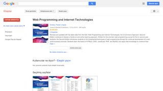 
                            11. Web Programming and Internet Technologies