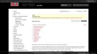 
                            5. Web Remote - grandMA2 User Manual - Help pages of MA Lighting ...