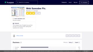 
                            12. Web Sawadee Plc. Reviews | Read Customer Service Reviews of ...