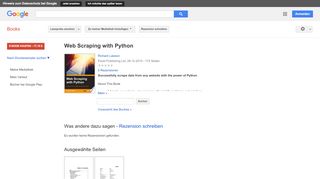 
                            8. Web Scraping with Python