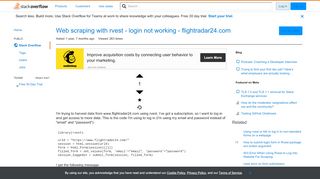 
                            11. Web scraping with rvest - login not working - flightradar24.com ...
