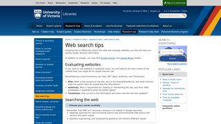 
                            12. Web search tips - University of Victoria