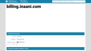 
                            10. Web Server Default page. - billing.inaani.com | IPAddress