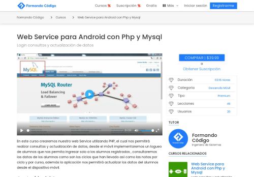 
                            13. Web Service para Android con Php y Mysql | Formando Código