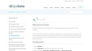 
                            12. Web Service Scripts – GpsGate Support