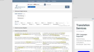 
                            12. Web session - German translation – Linguee