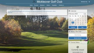 
                            6. Web Site registration & on-line booking procedure - Mickleover Golf ...