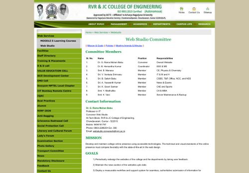 
                            6. Web Studio - Welcome to RVR & JC College of Engg
