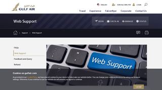
                            7. Web Support | Gulf Air