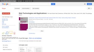 
                            13. Web Technologies and Applications: 5th Asia-Pacific Web Conference, ...