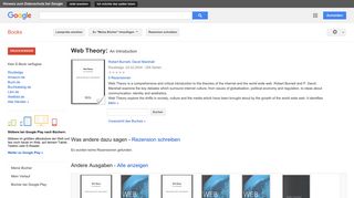 
                            11. Web Theory: An Introduction