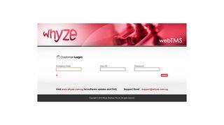 
                            1. Web TMS Login - Whyze Solutions Pte Ltd