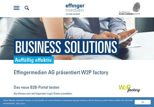 
                            10. Web-to-print-login | Effingermedien AG