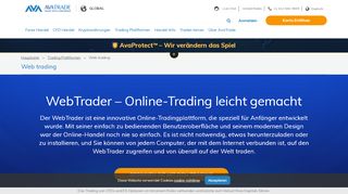 
                            3. Web Trading - Direkt von ihrem Browser handeln | AvaTrade