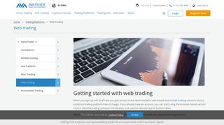
                            7. Web Trading - Trade like pro No download required | AvaTrade ZA
