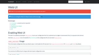 
                            1. Web UI - FlexGet