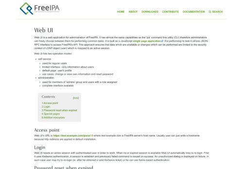 
                            10. Web UI - FreeIPA