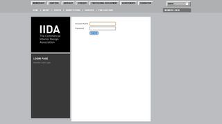 
                            4. Web User Login : Login Page : IIDA