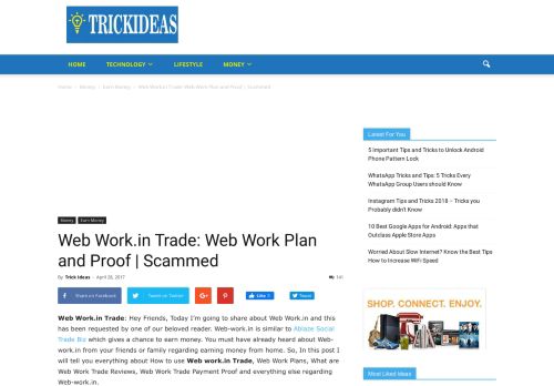 
                            9. Web Work.in Trade | Web Work Plans, Reviews (Full Call Support 24x7)