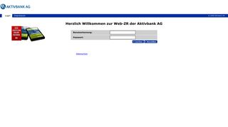 
                            2. Web-ZR - AKTIVBANK AG