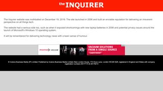 
                            13. Web2Mail to the rescue | TheINQUIRER