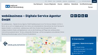 
                            11. web4business – Digitale Service Agentur GmbH | media:net ...