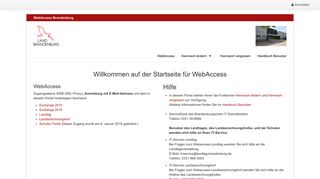 
                            3. WebAccess Brandenburg - Brandenburg.de