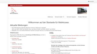 
                            3. WebAccess Brandenburg - WebAccess