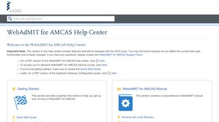 
                            10. WebAdMIT for AMCAS Help Center - Liaison