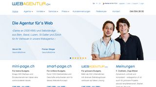 
                            2. Webagentur.ch l Die Agentur für's Web