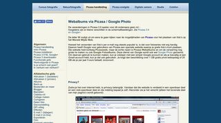 
                            5. Webalbum via Picasa - Picasaweb van Google Photo - Wilma Karels