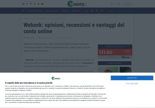 
                            12. Webank: opinioni, recensioni e vantaggi del conto online - Money.it