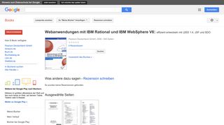 
                            2. Webanwendungen mit IBM Rational und IBM WebSphere V6: effizient ...