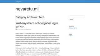 
                            11. Webanywhere school jotter login yahoo download