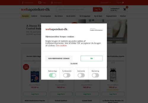
                            2. WebApoteket dansk online apotek, recept, håndkøb, apotekets ...